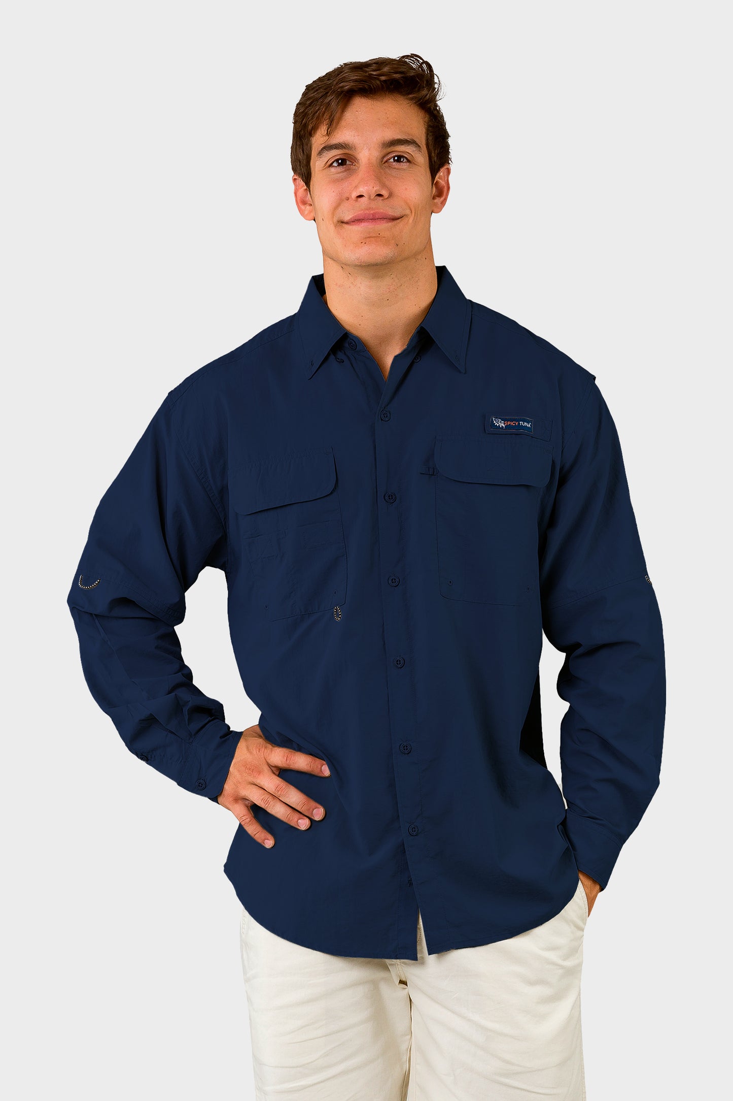 Camisa de Pesca Manga Larga Secado Rápido