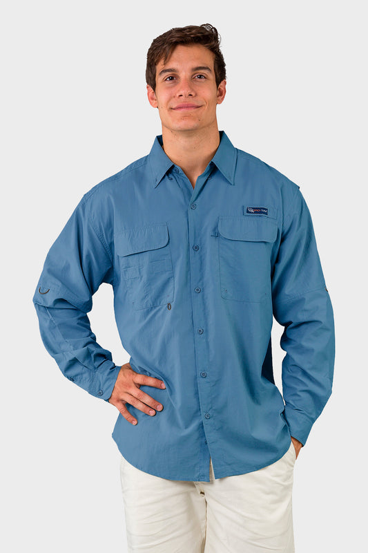 Camisa de Pesca Manga Larga Secado Rápido