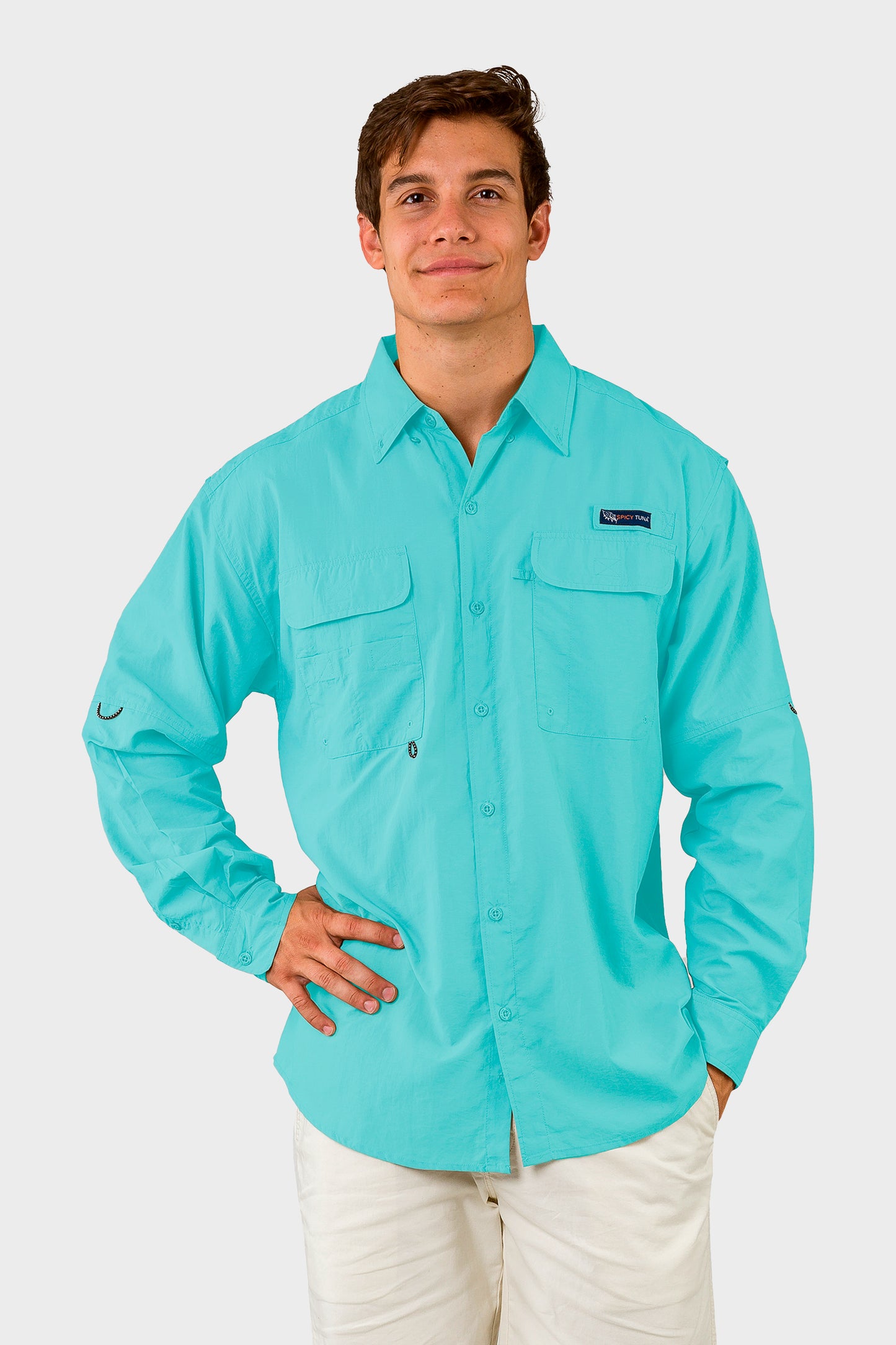 Camisa de Pesca Manga Larga Secado Rápido