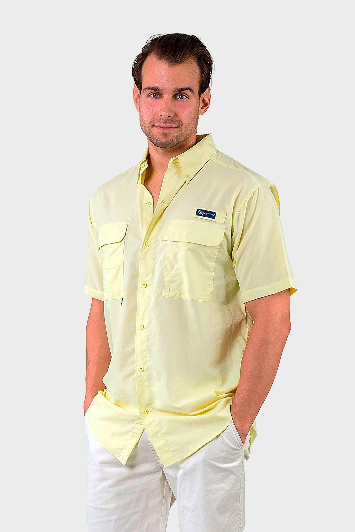 Camisa de Pesca Manga Corta Secado Rápido