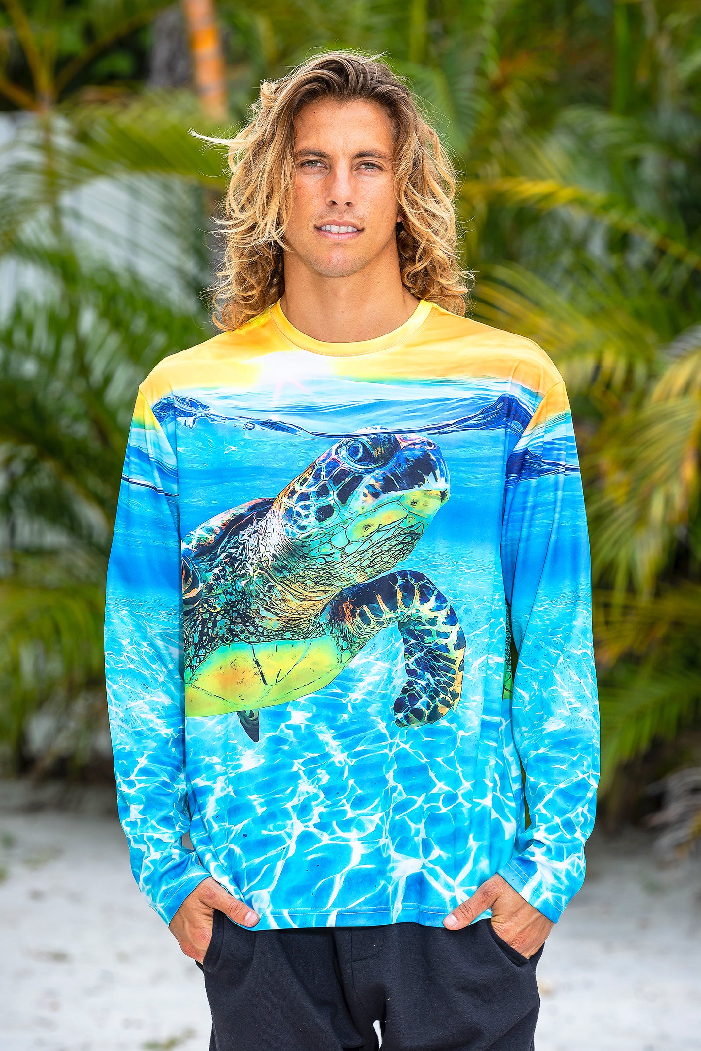 Playera Estampados de Pesca Dry Fit