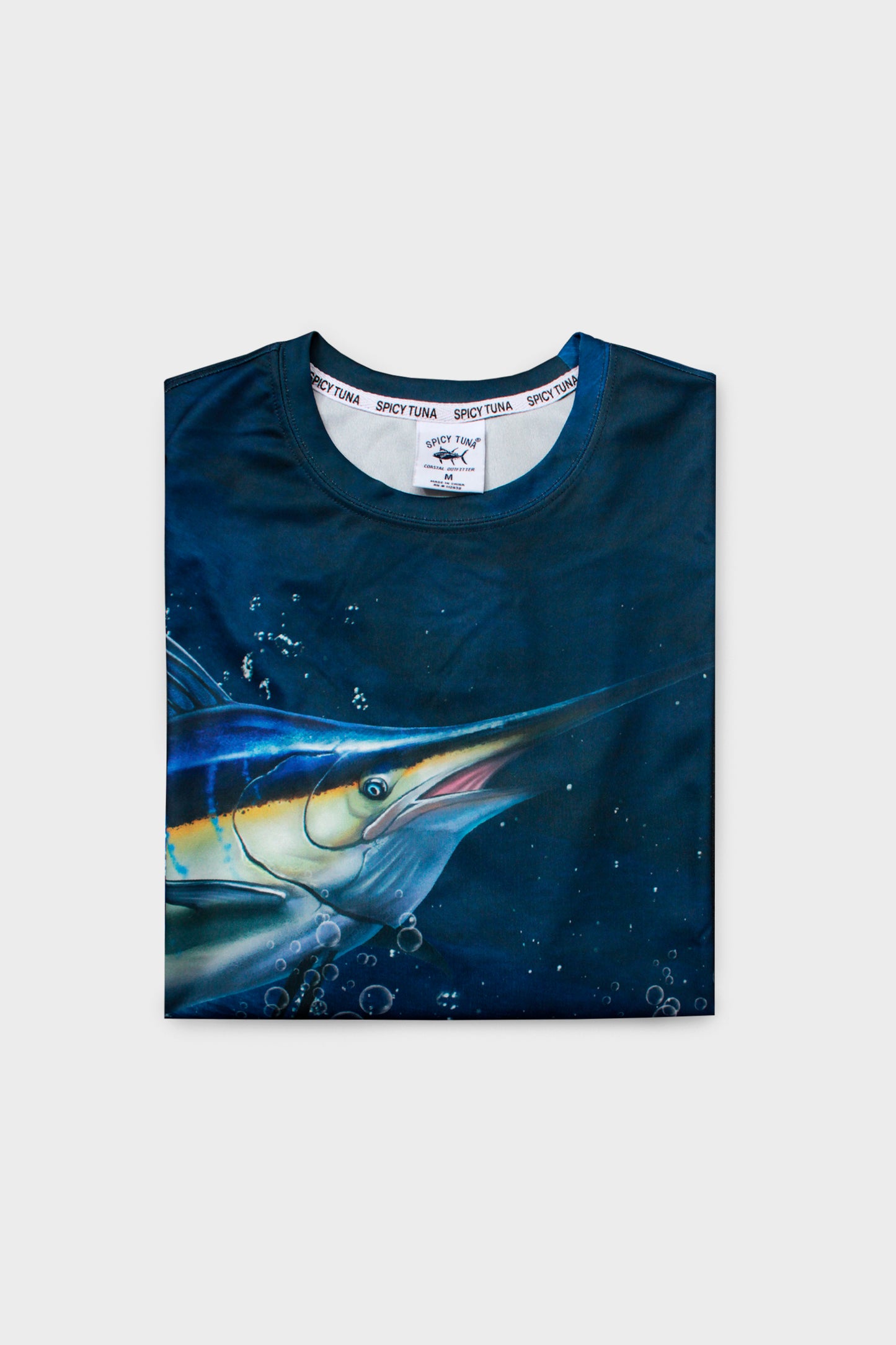 Playera Estampados de Pesca Dry Fit