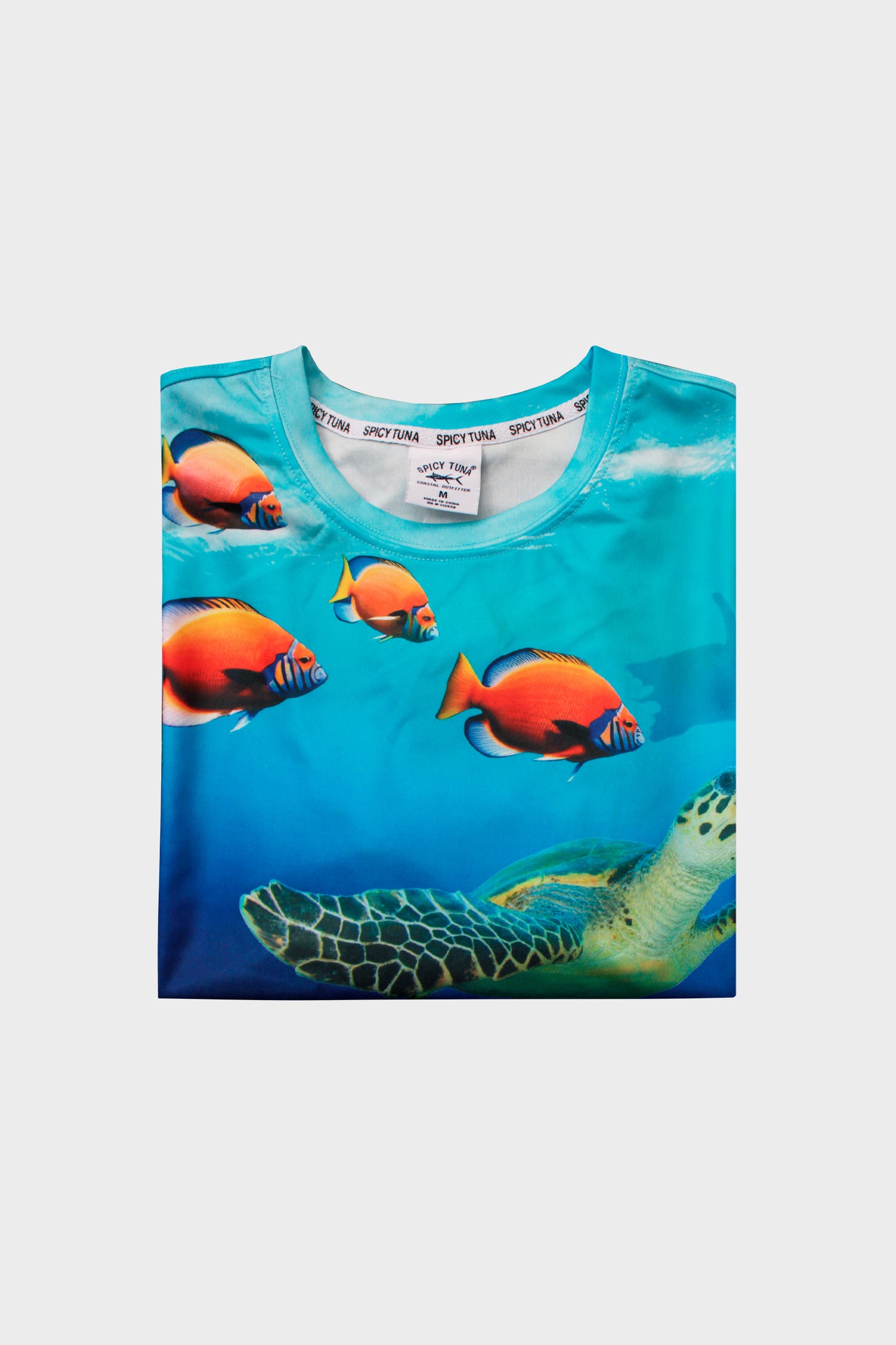 Playera Estampados de Pesca Dry Fit