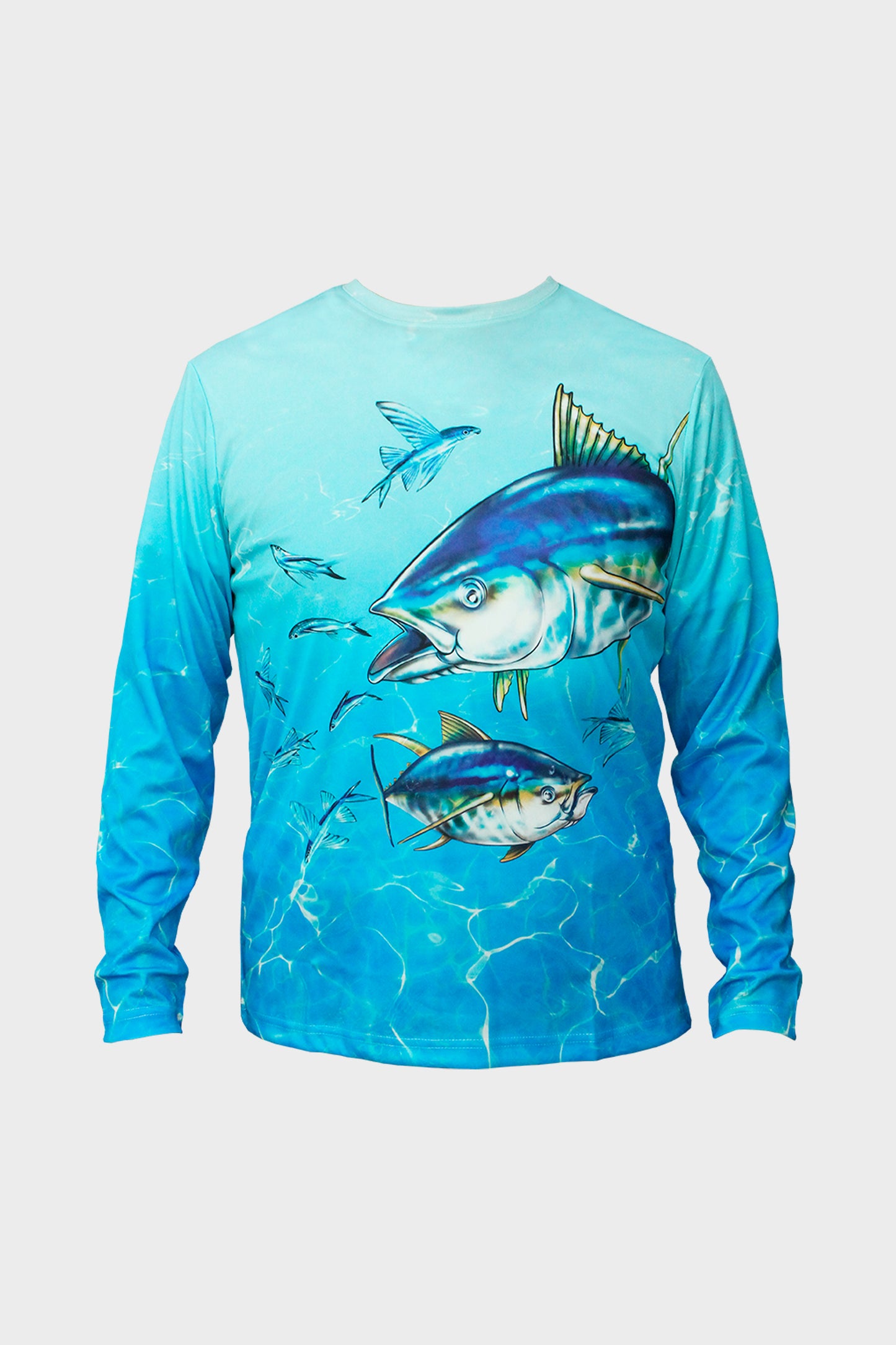 Playera Estampados de Pesca Dry Fit