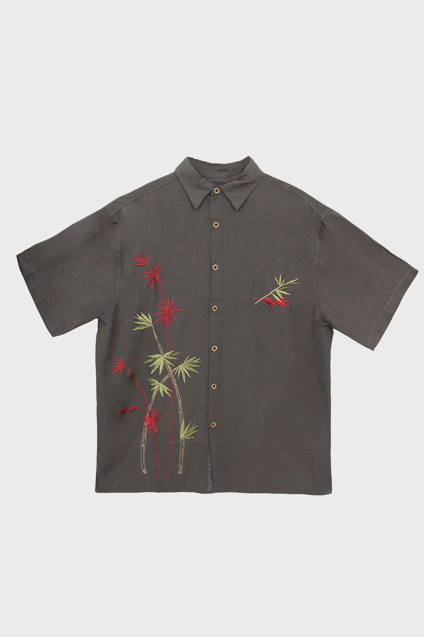 Camisa Manga Corta Bordada