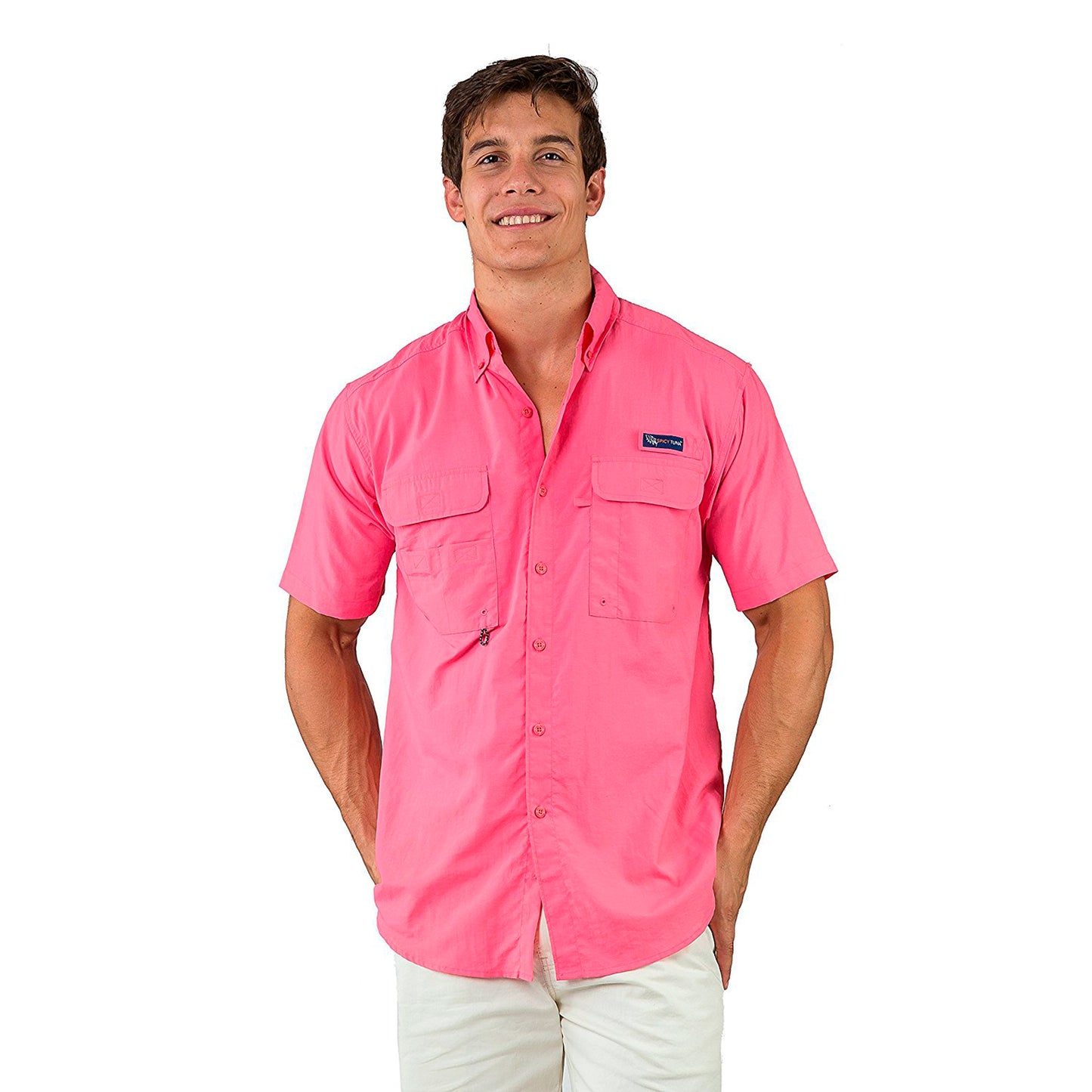 Camisa de Pesca Manga Corta Secado Rápido