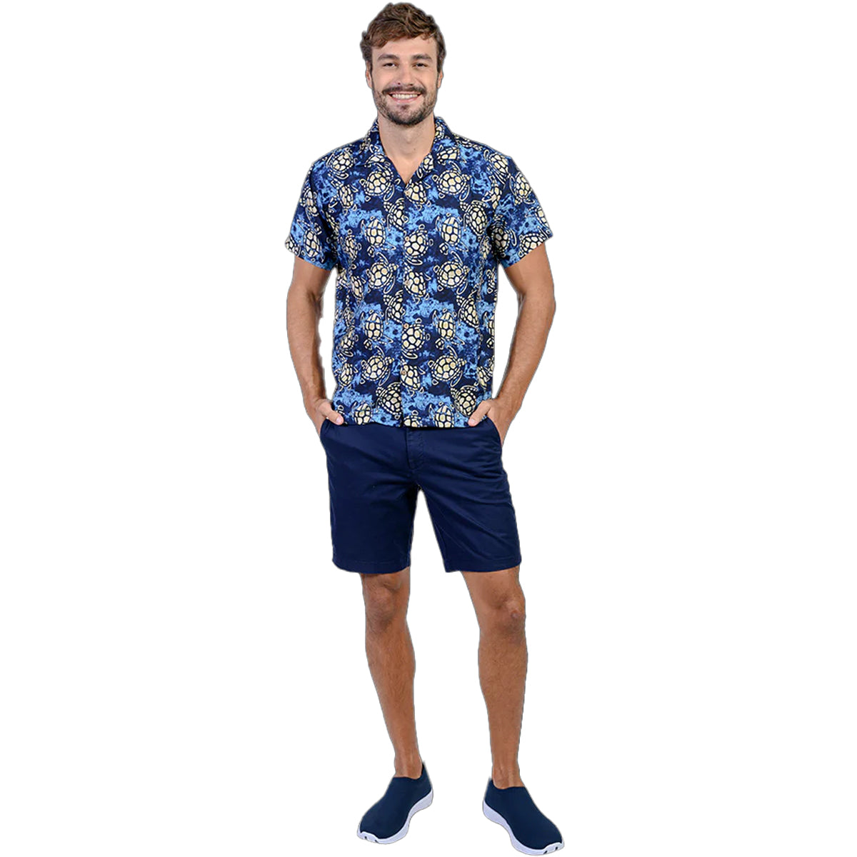 Camisa Hawaiana Manga Corta
