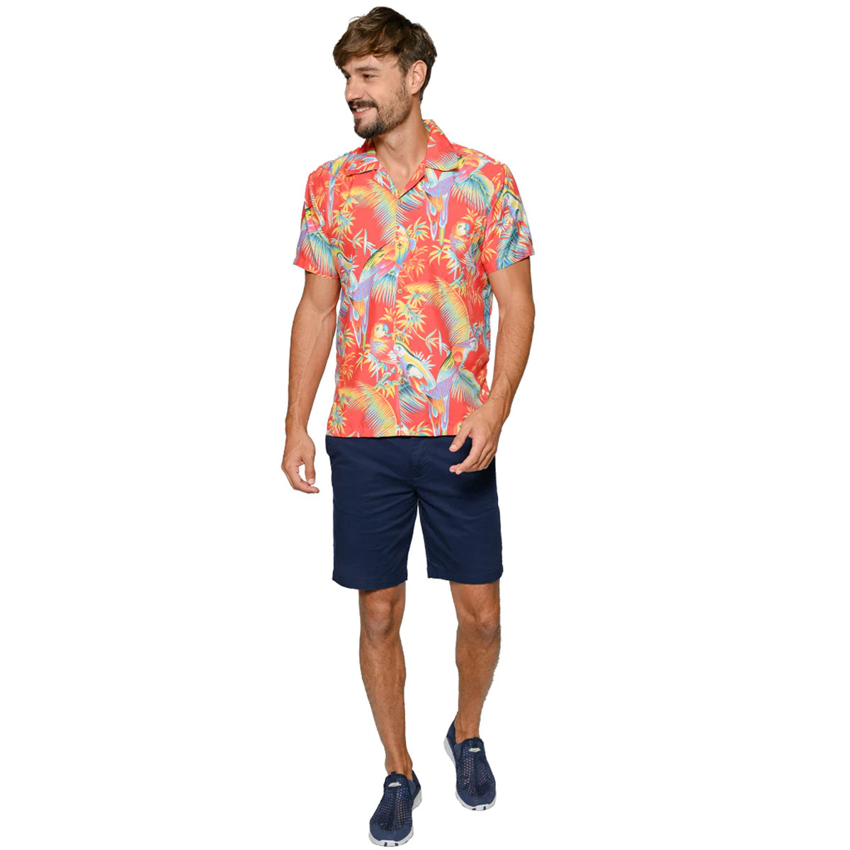 Camisa Hawaiana Manga Corta