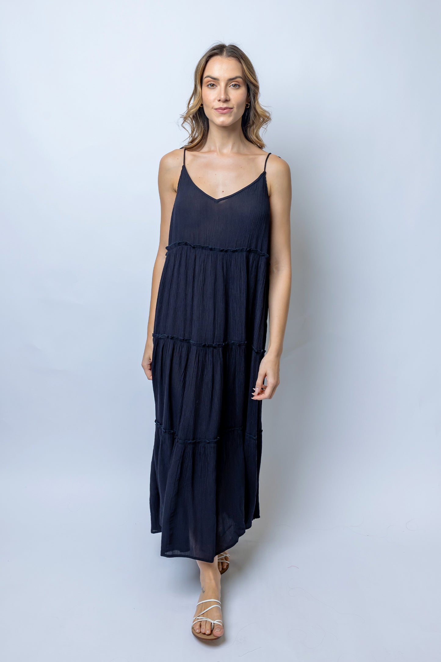 Vestido Largo de Tirantes