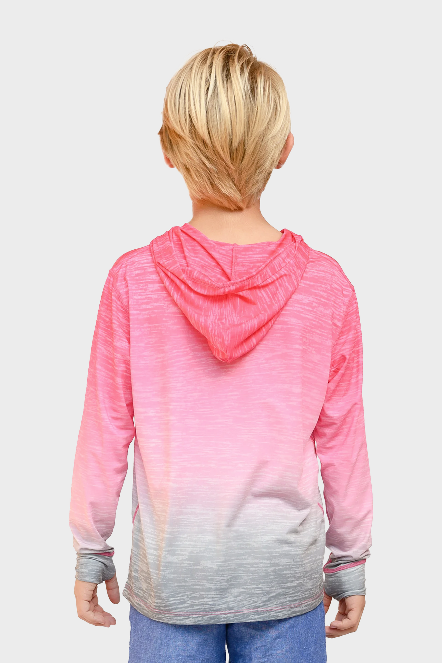 Playera Performance Hoodie para Niños Diseño Tie Dye UPF +50