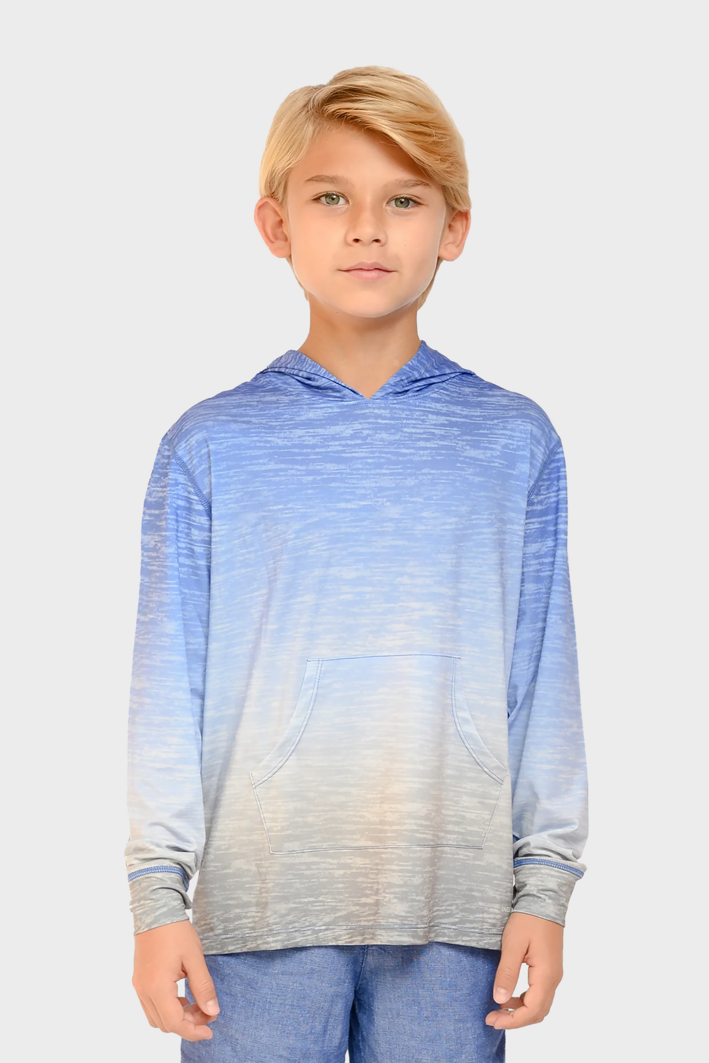 Playera Performance Hoodie para Niños Diseño Tie Dye UPF +50