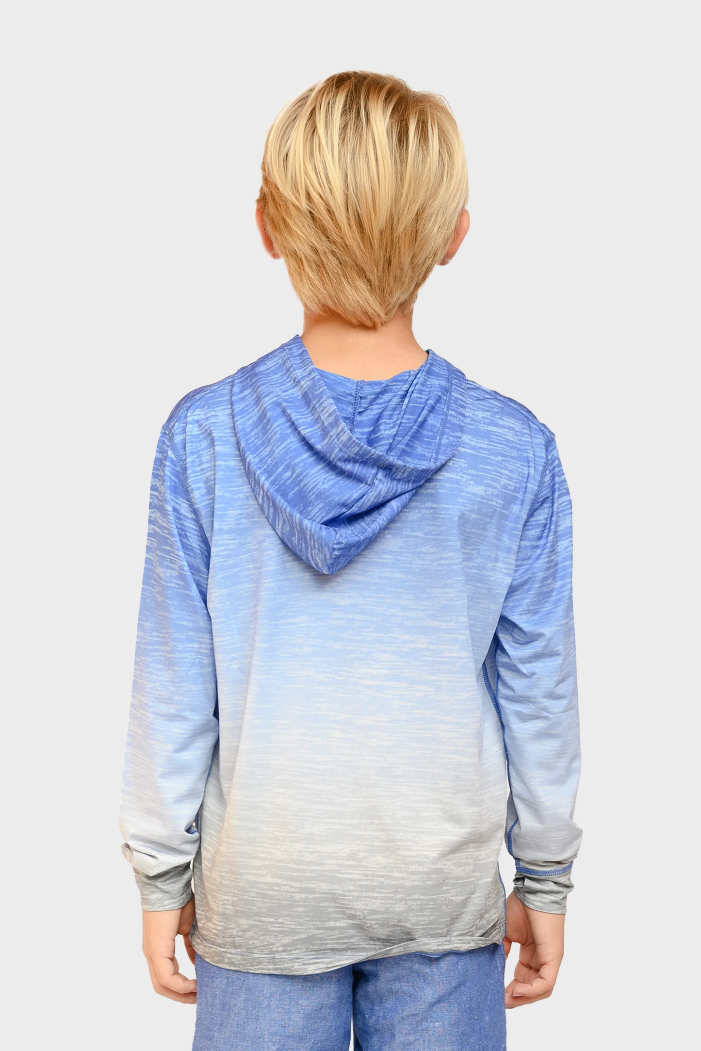 Playera Performance Hoodie para Niños Diseño Tie Dye UPF +50