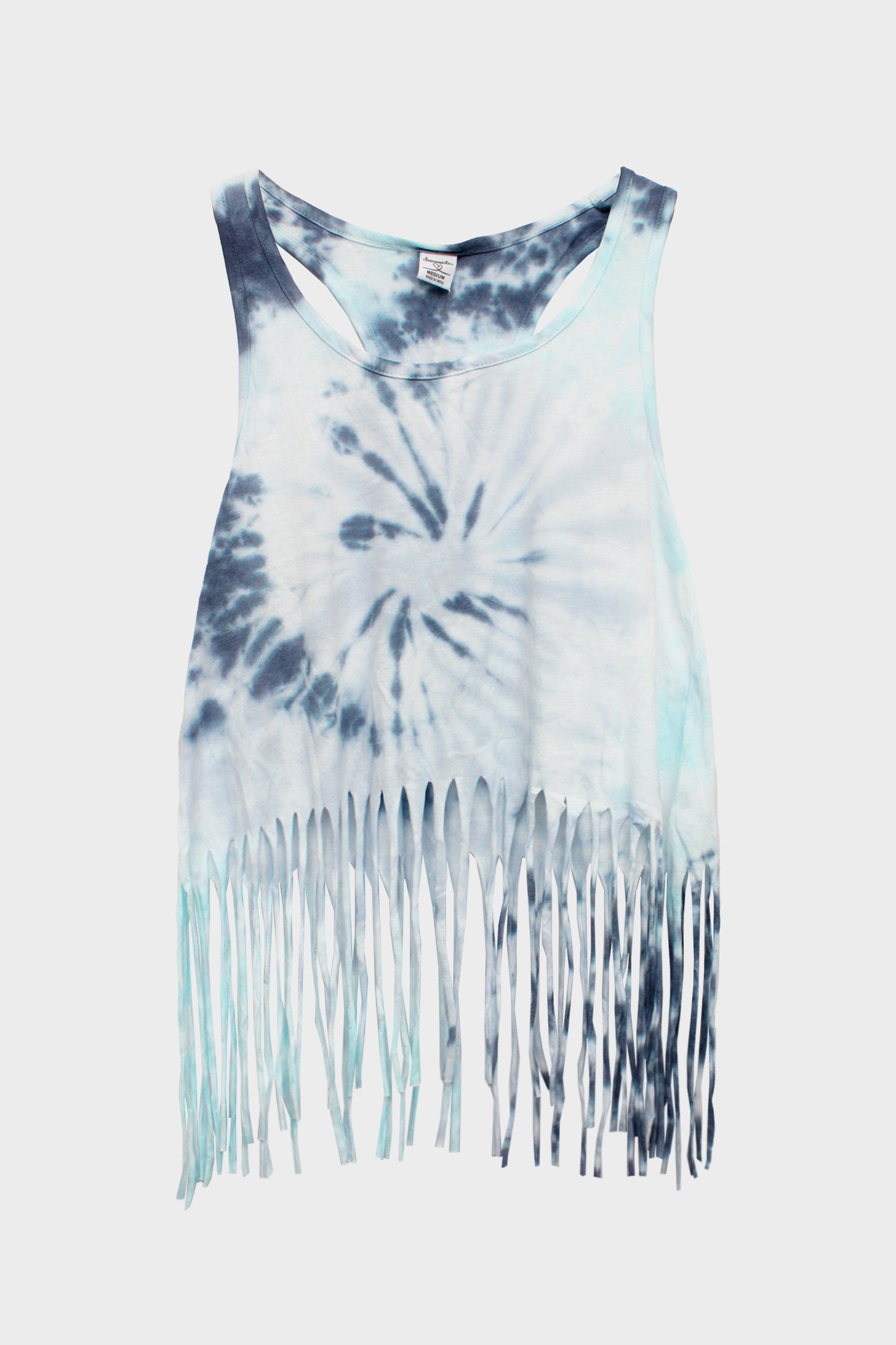 Tank Top para Dama Tie Dye con flequillos