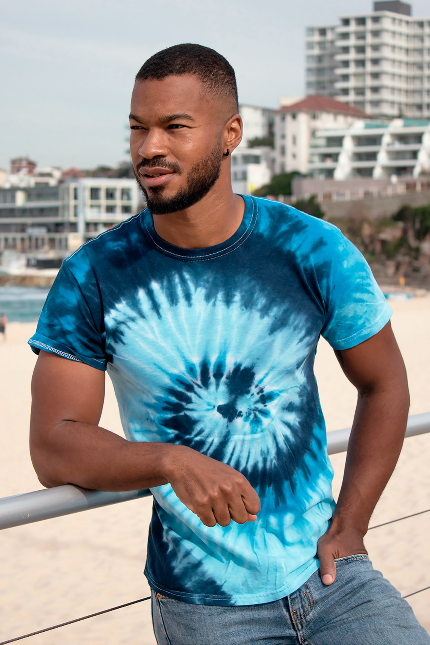 Playera Tie Dye Manga Corta