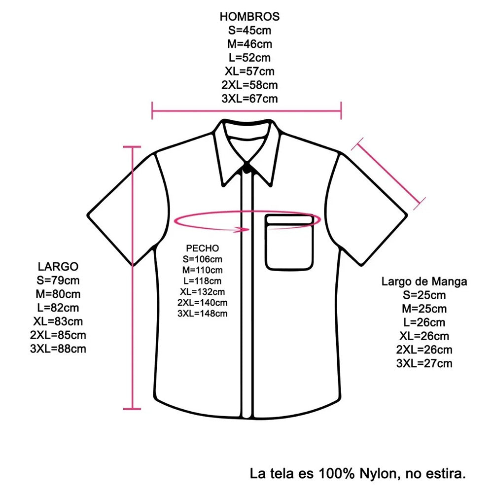 Camisa de Pesca Manga Corta Secado Rápido