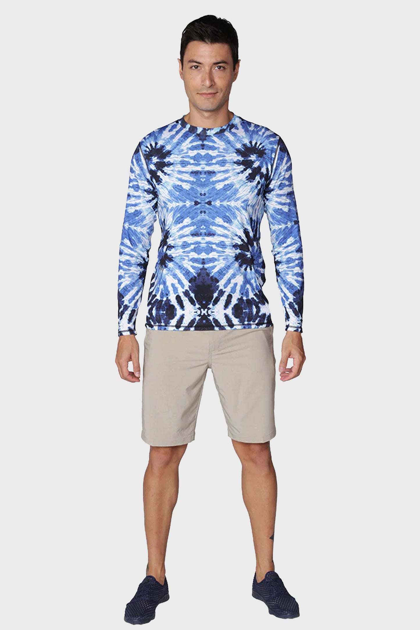 Playera Performance Manga Larga Tie Dye Protección UPF +50