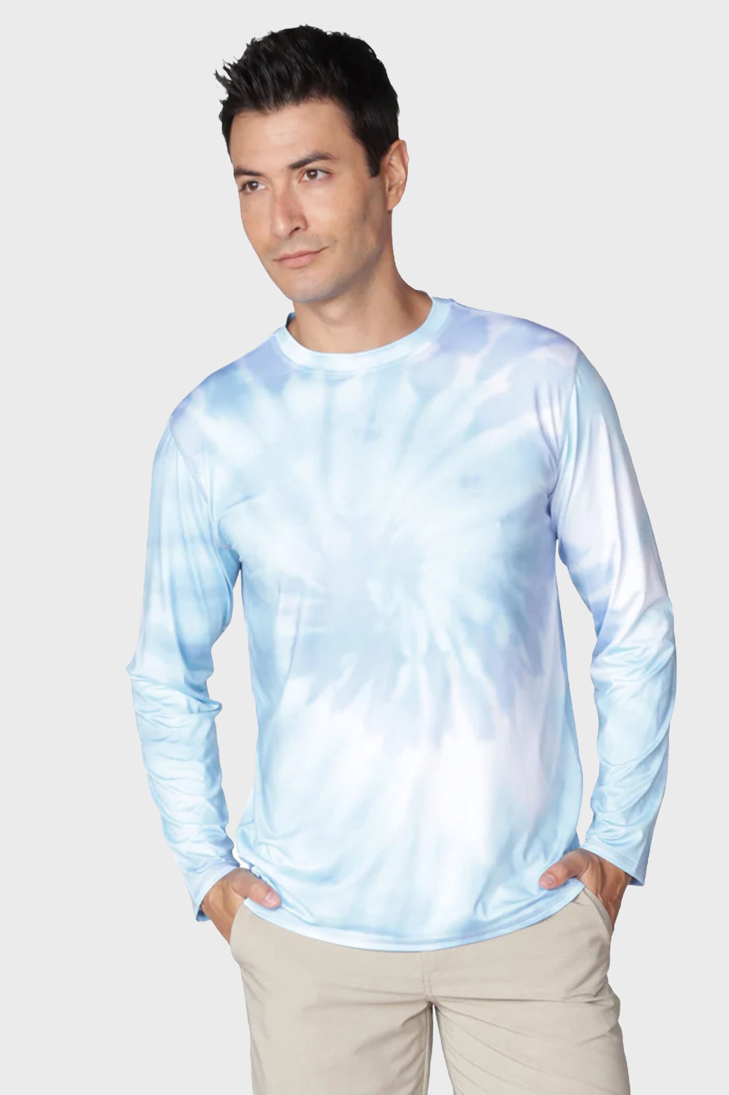 Playera Performance Manga Larga Tie Dye Protección UPF +50