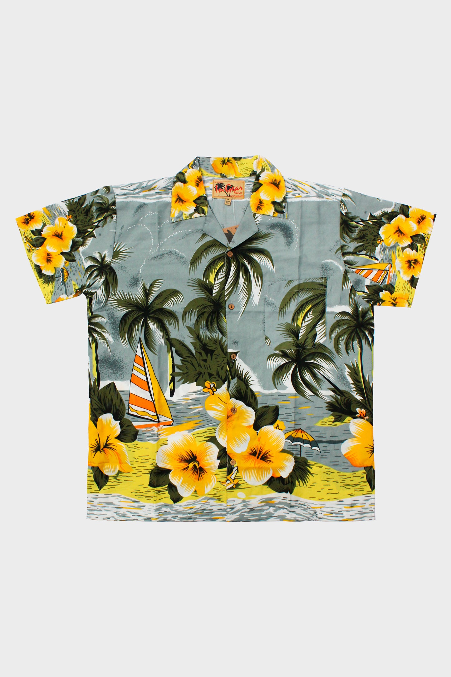 Camisa Hawaiana Manga Corta
