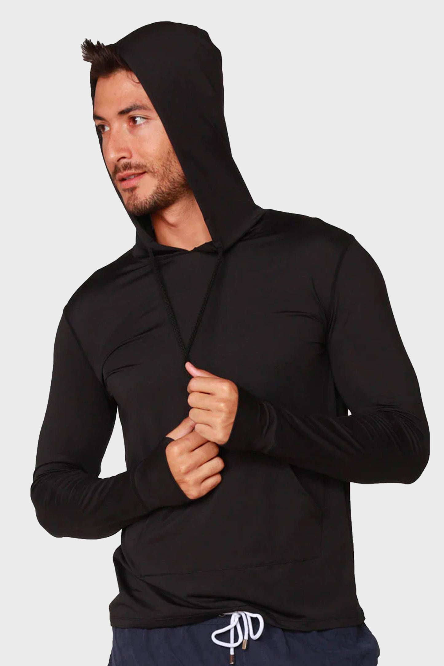 Playera Performance Manga Larga y Capucha Protección UPF +50