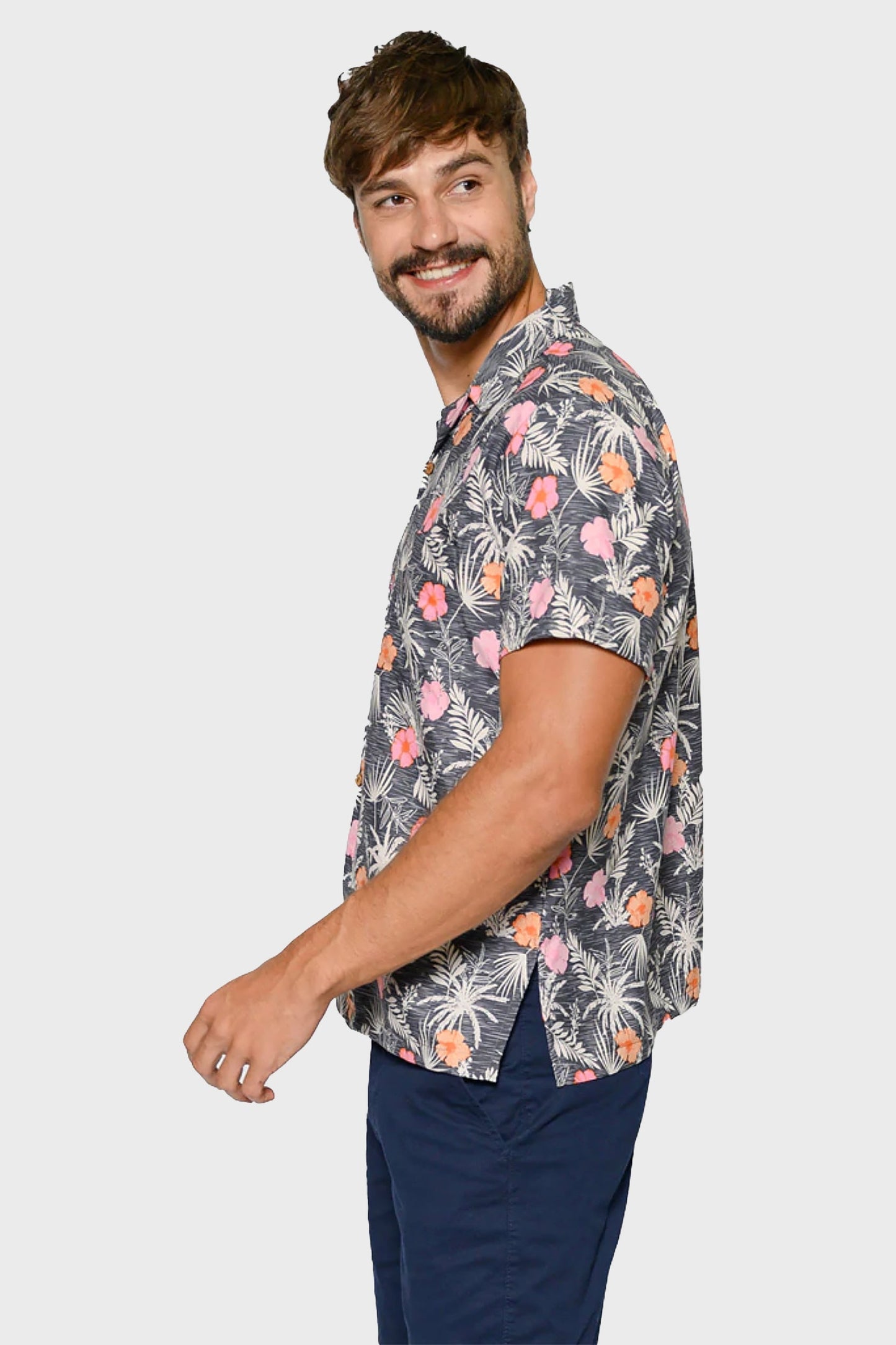 Camisa Hawaiana Manga Corta