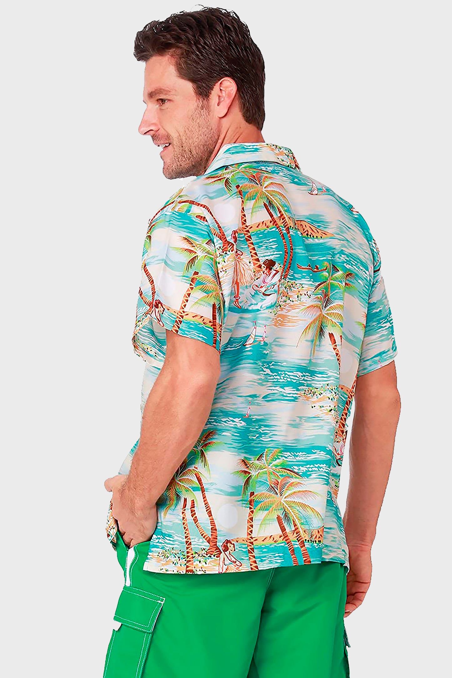 Camisa Hawaiana Manga Corta