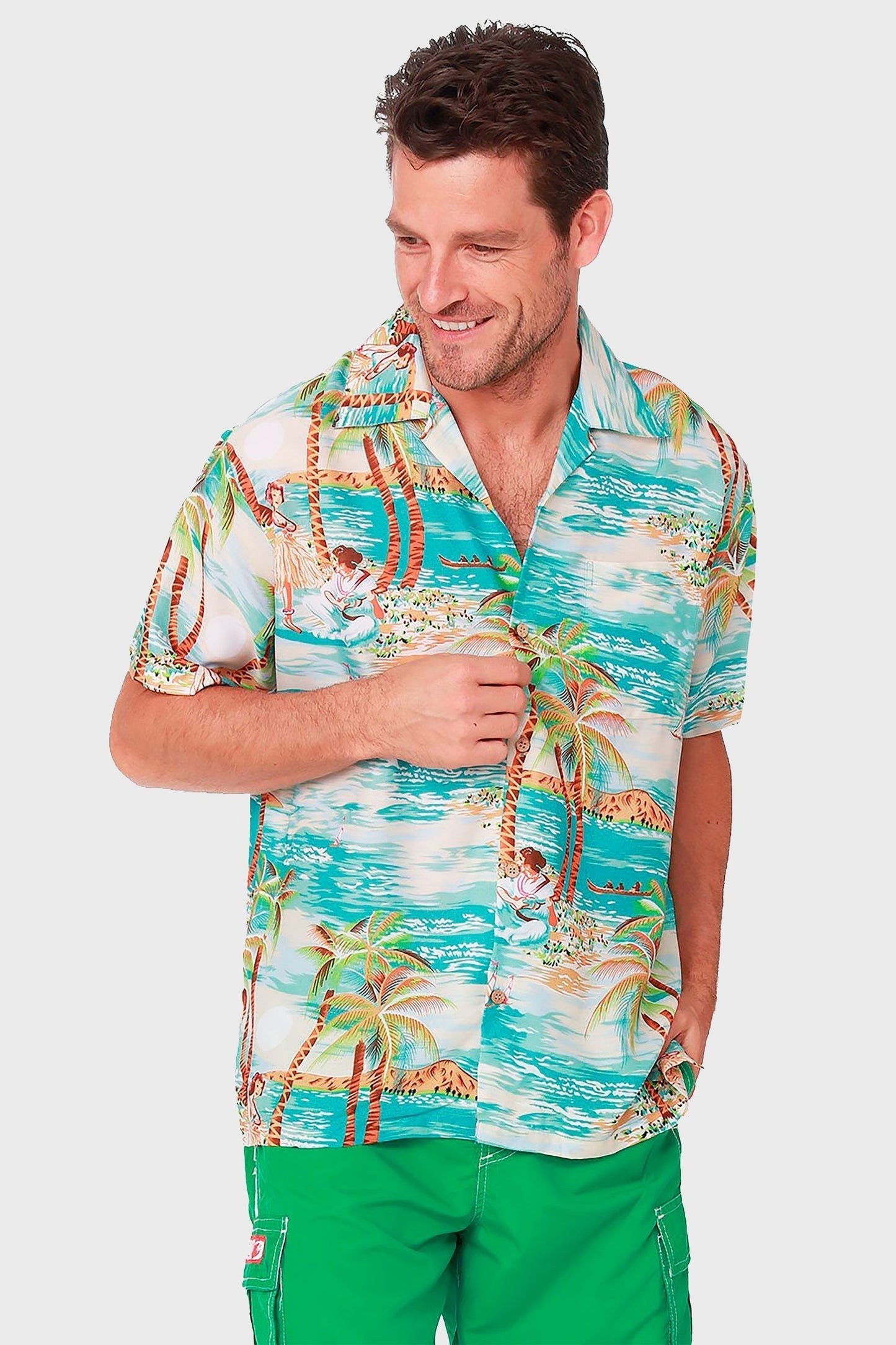 Camisa Hawaiana Manga Corta
