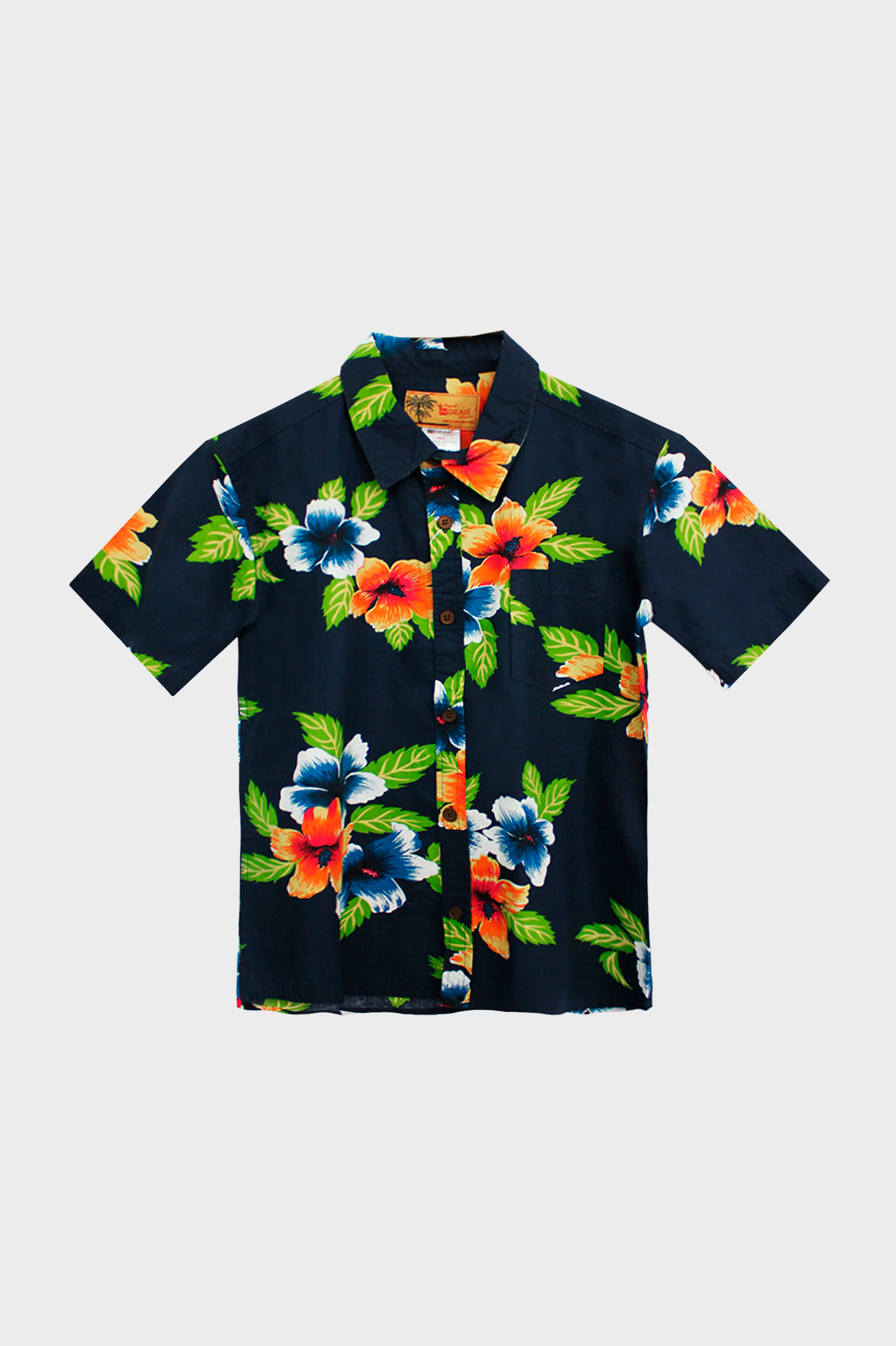 Camisa Hawaiana Algodón para Niño