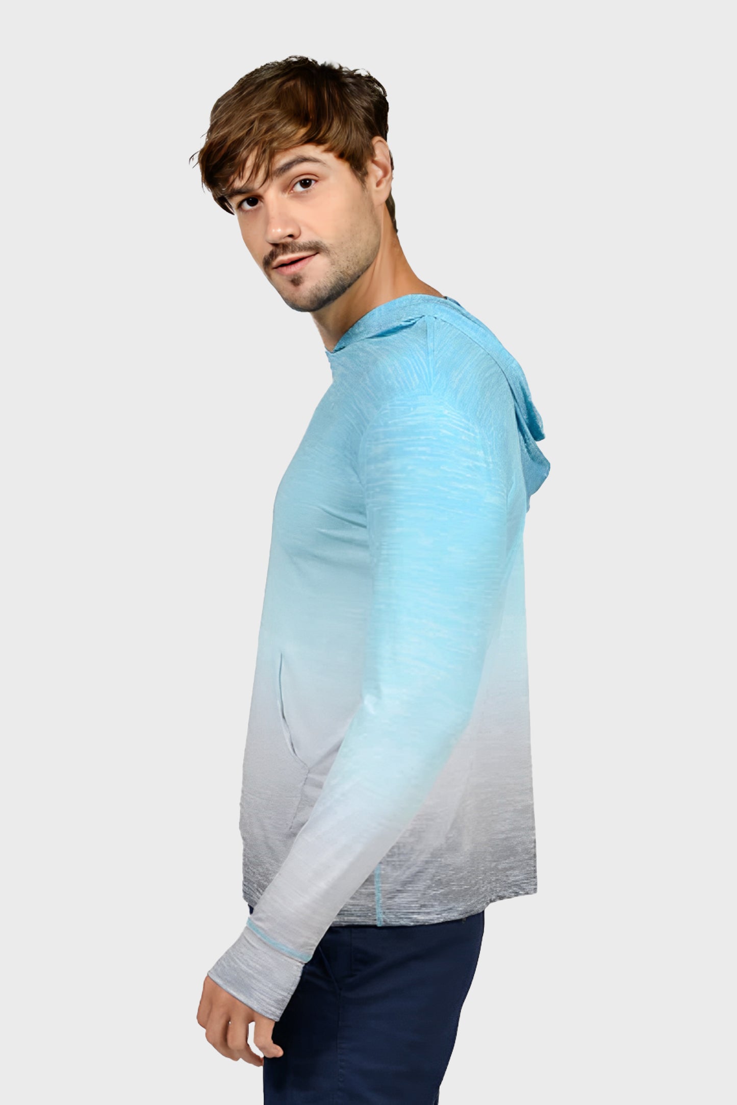 Playera Performance Hoodie Tie Dye con UPF +50