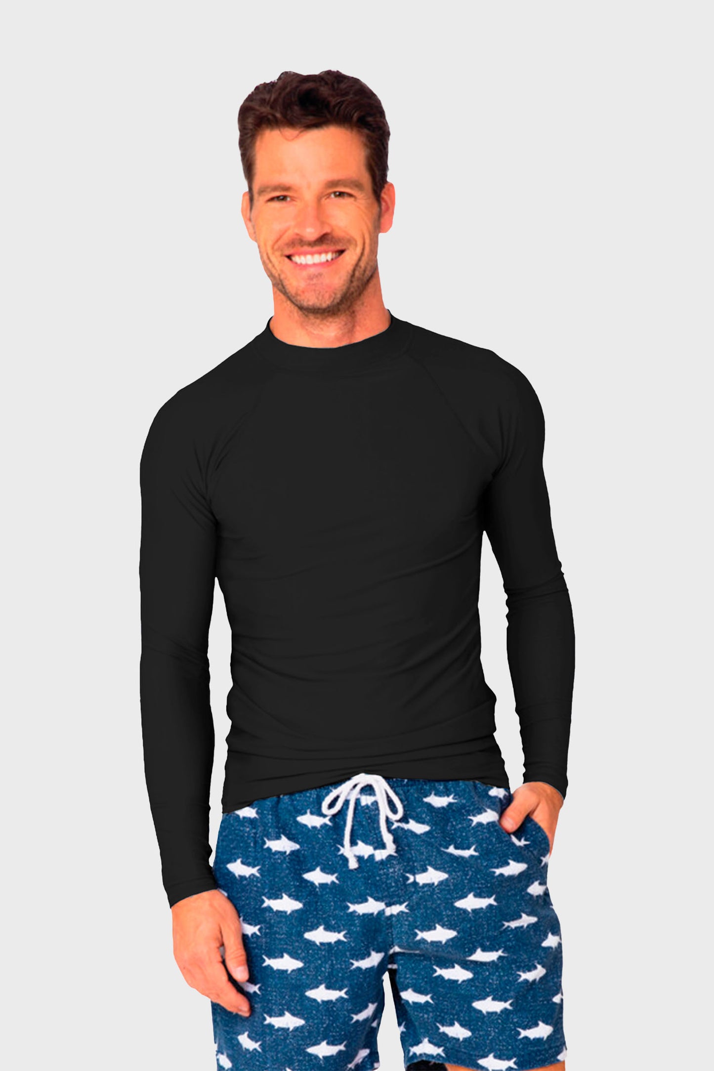 Rash Guard Manga Larga Para Hombre