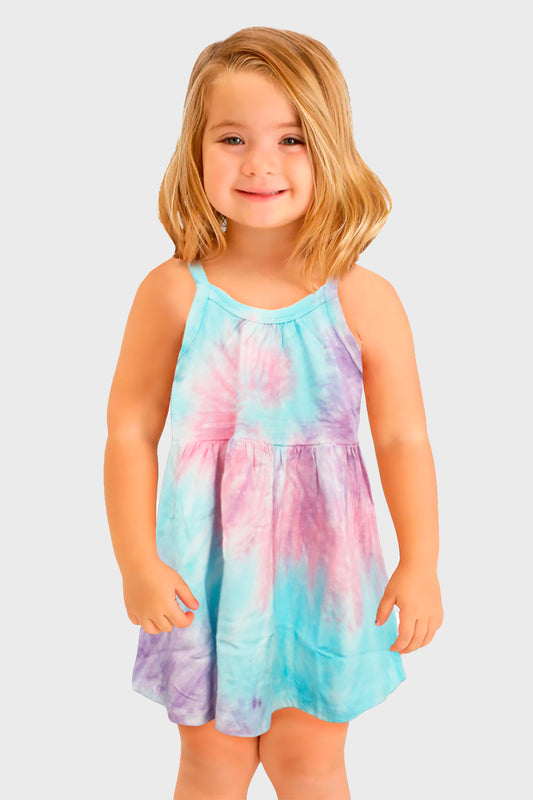 Vestido de Niña y Bebé Tie Dye