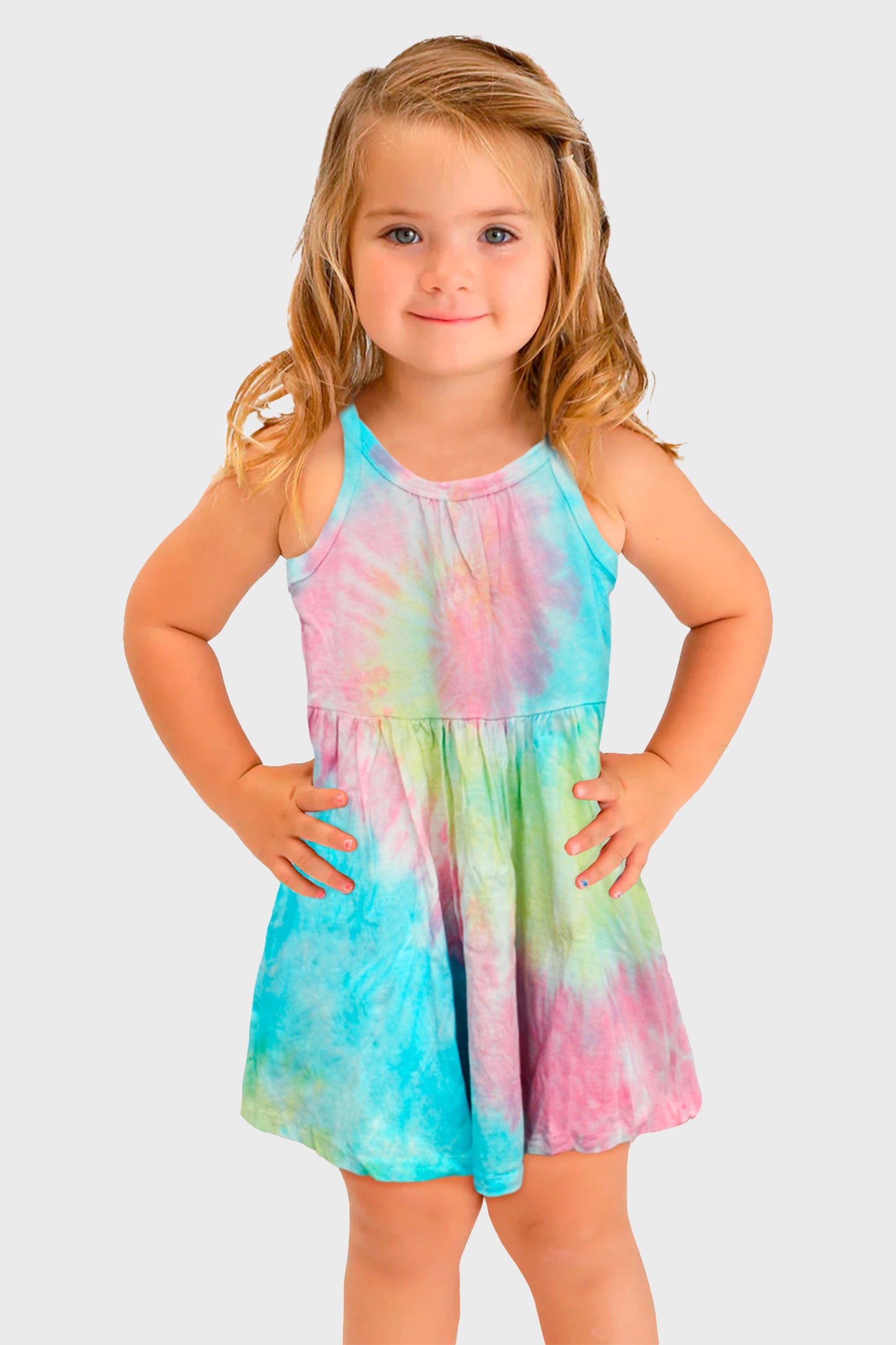 Vestido de Niña y Bebé Tie Dye