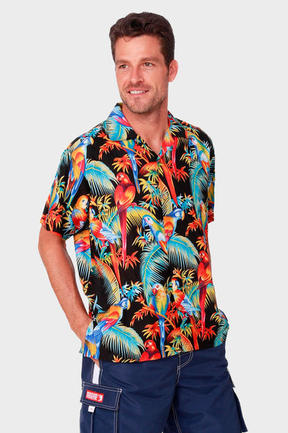 Camisa Hawaiana Manga Corta