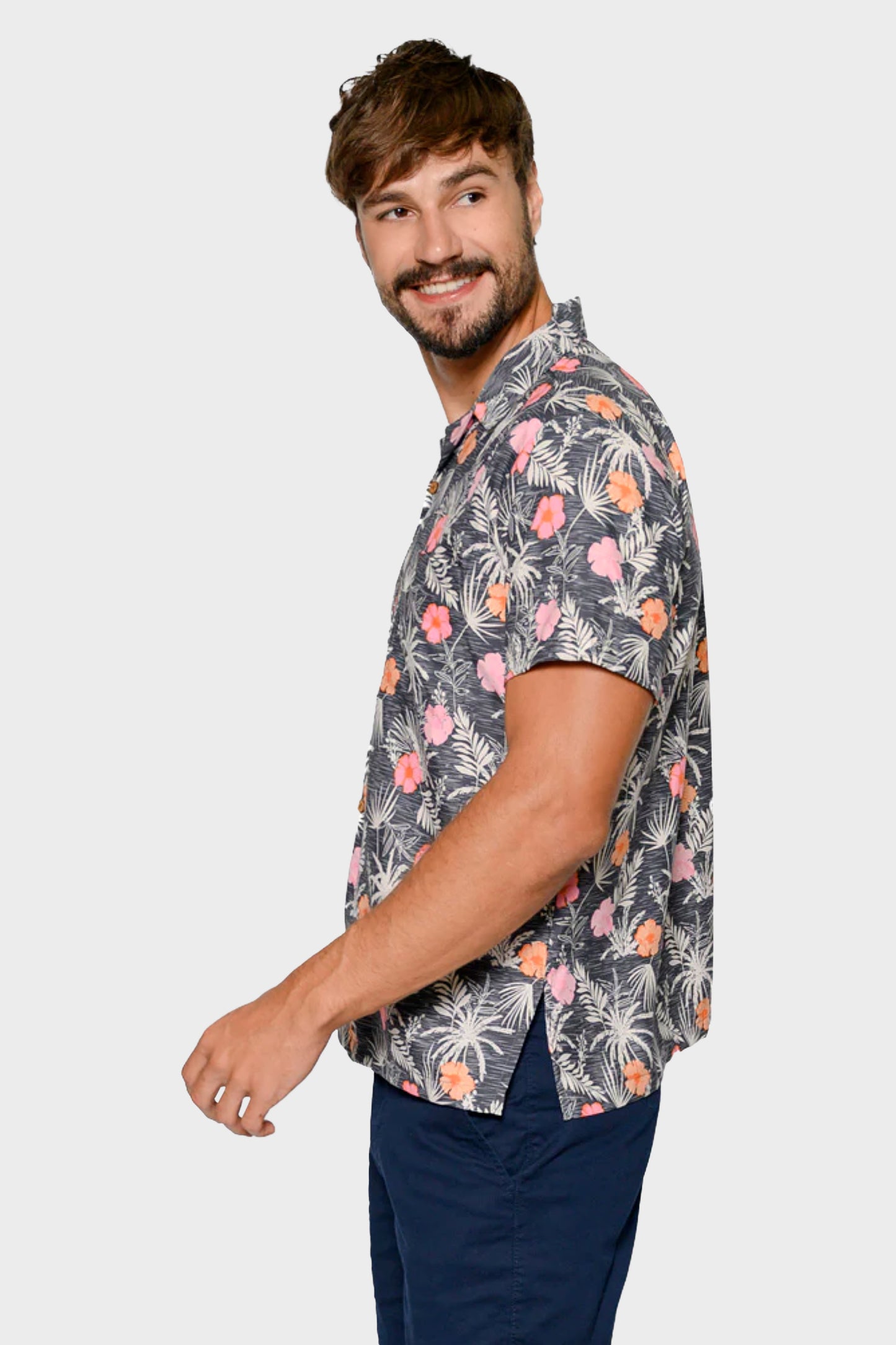 Camisa Hawaiana Manga Corta
