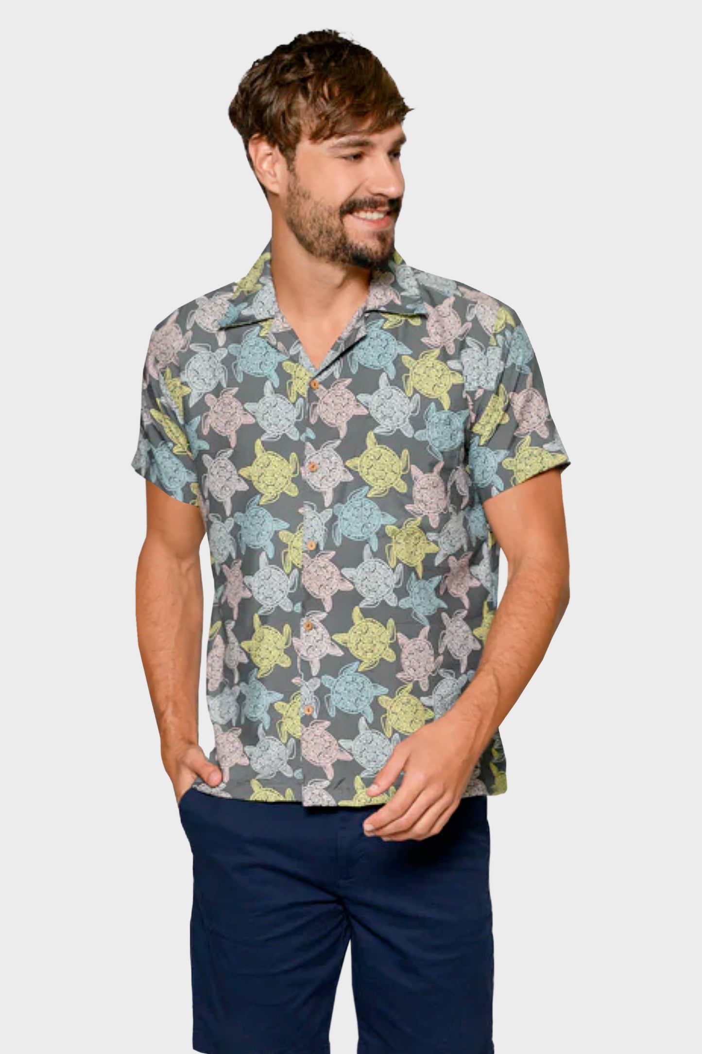 Camisa Hawaiana Manga Corta