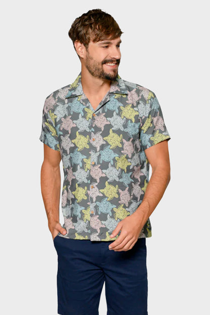 Camisa Hawaiana Manga Corta
